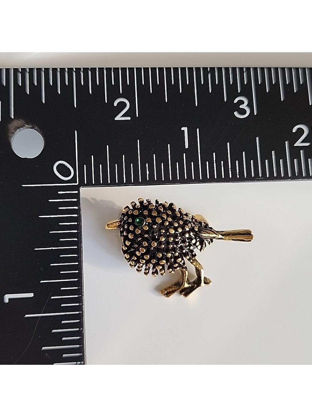 BIRD Brooch timeless Bronze - Picture 4 of 5